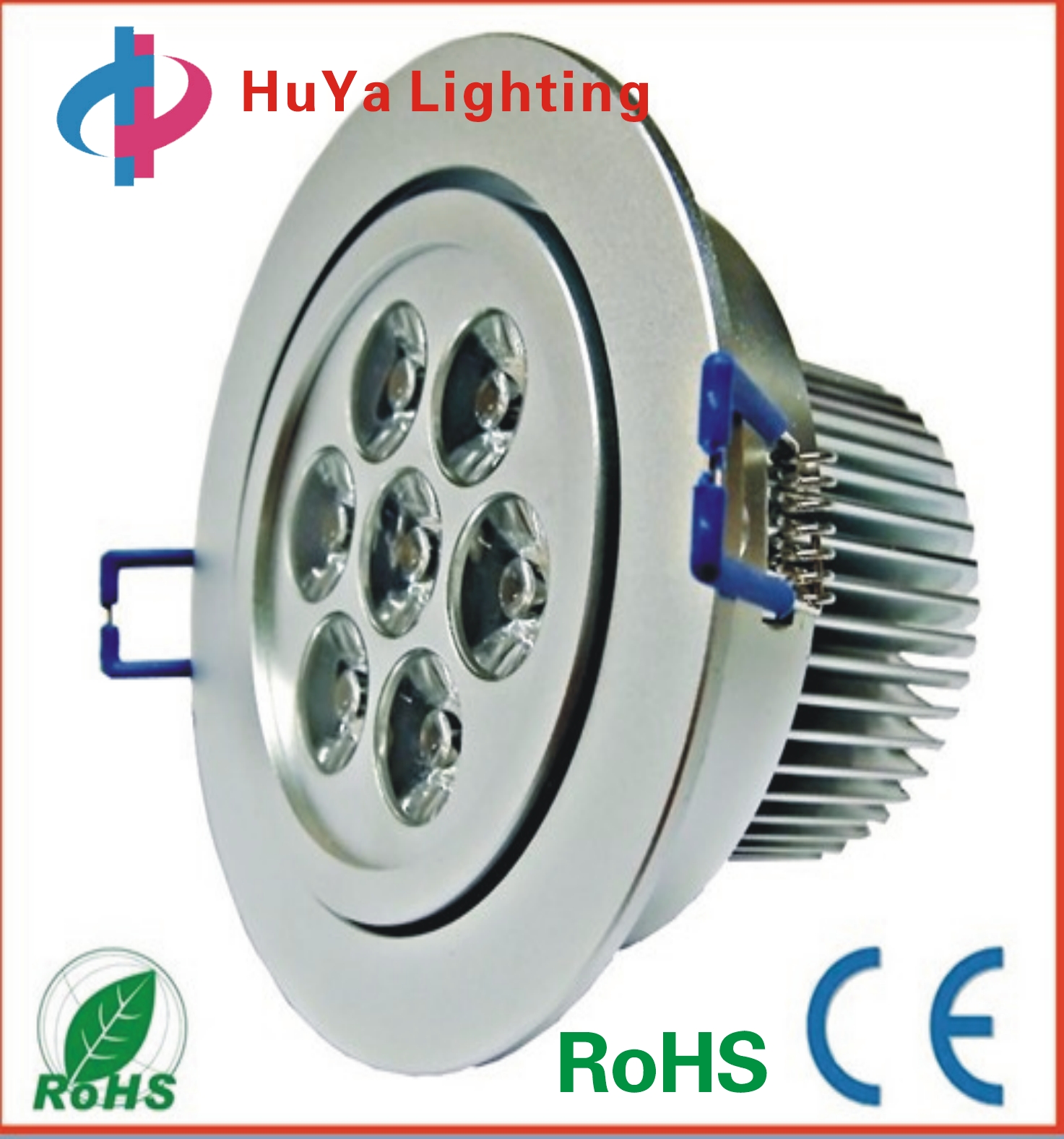 7*1W High power round LED downlight