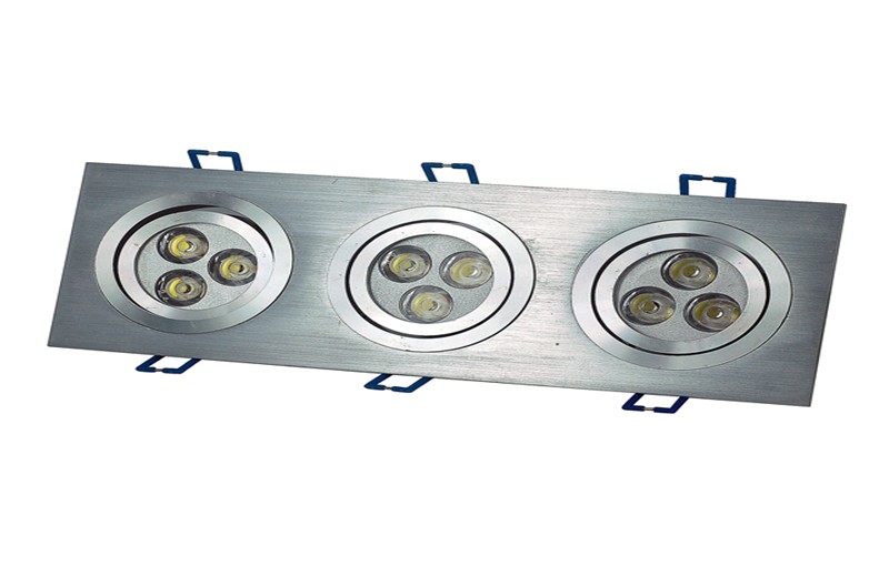 3*3*1W High power round LED ceiling spotlight